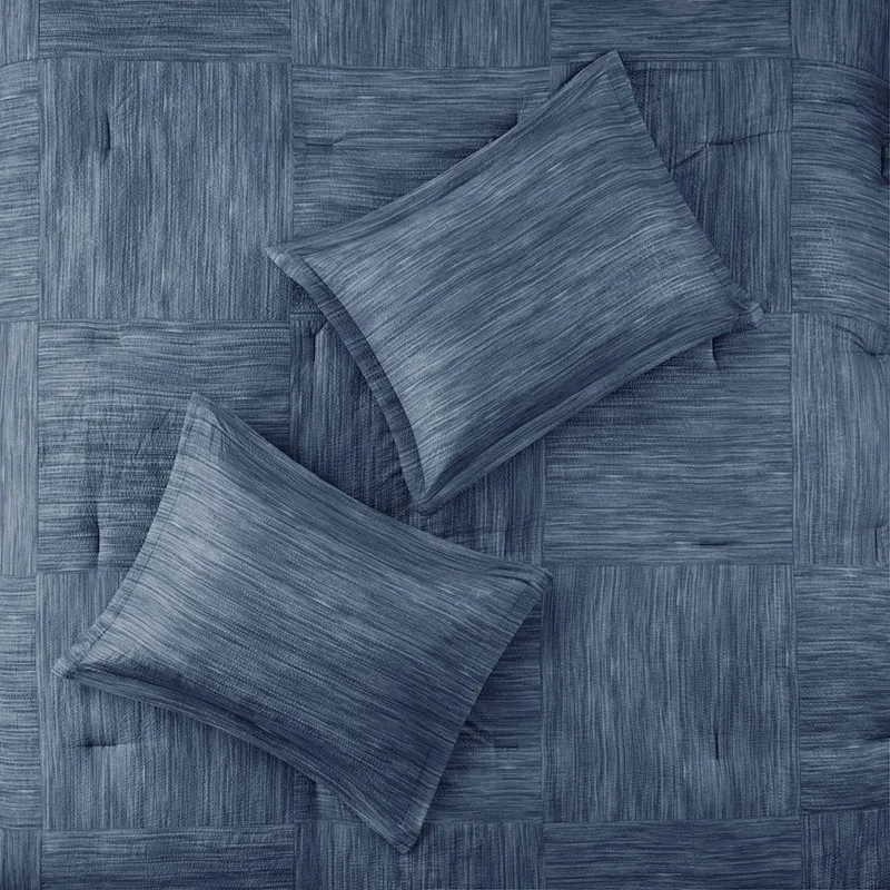 Madison Park Walter 7 Piece Printed Seersucker Comforter Set
