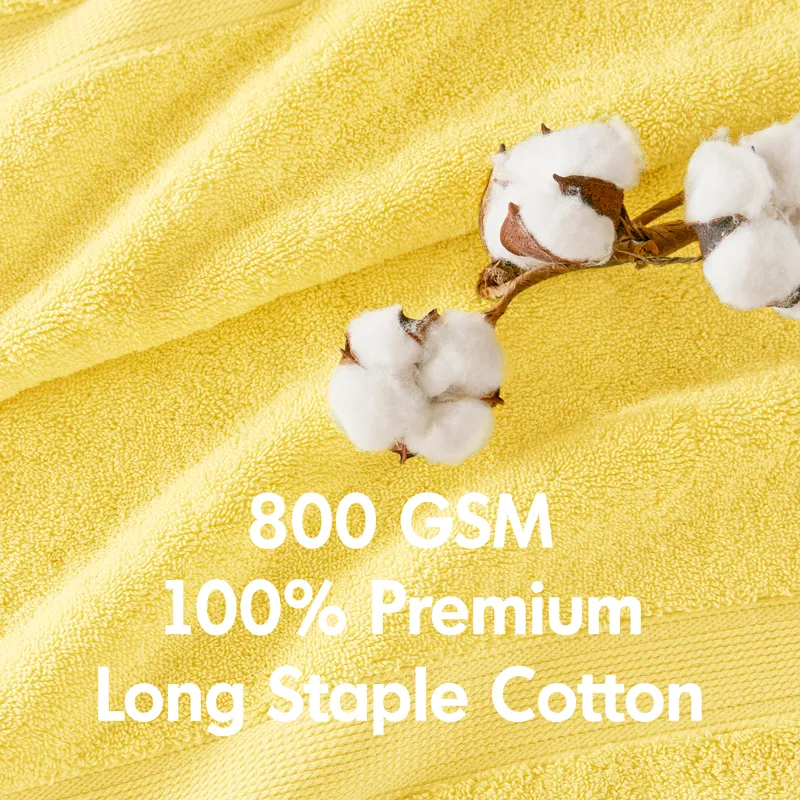 Madison Park Signature 800GSM 100% Cotton 8 Piece Towel Set