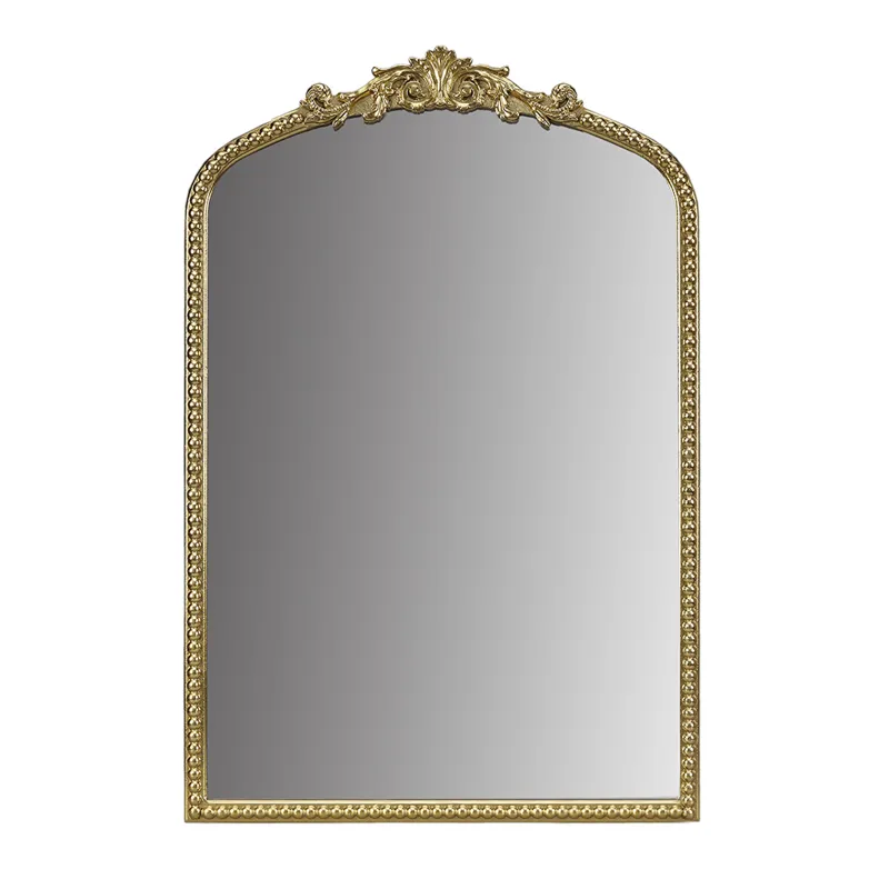 Lilbeth Beaded Arch Wall Decor Mirror - Gold