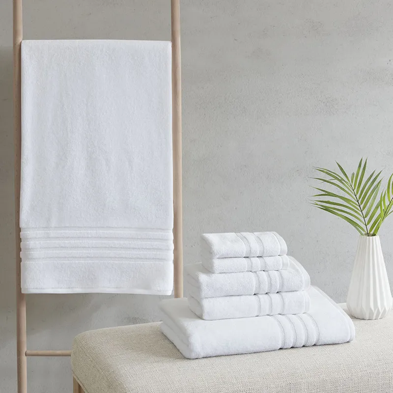 Clean Spaces Nurture Sustainable Antimicrobial Bath Towel 6 Piece Set
