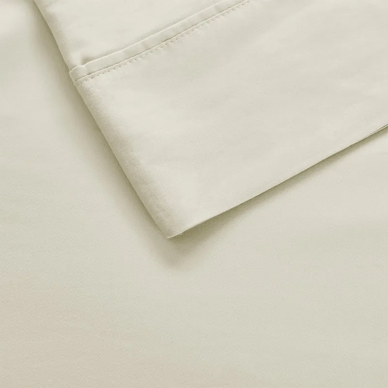 1000 Thread Count Full HeiQ Smart Temperature Cotton Blend 4 PC Sheet Set - Ivory