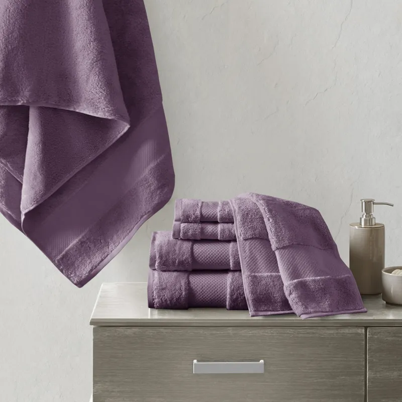 Madison Park Signature Turkish Cotton 6 Piece Bath Towel Set