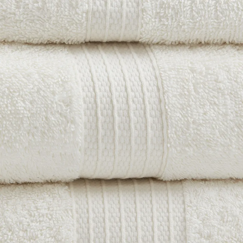 Madison Park Organic 6 Piece Organic Cotton Towel Set