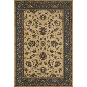 Ariana Ivory Oriental Rug 8' 8' Square