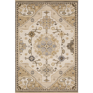 Acacia Tan Medallion Rug