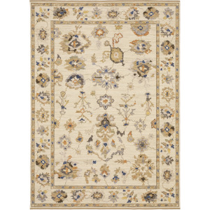 Acacia Beige Floral Rug