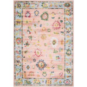 Addison Pink Distressed Rug