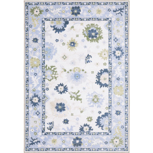 Addison Blue Floral Rug