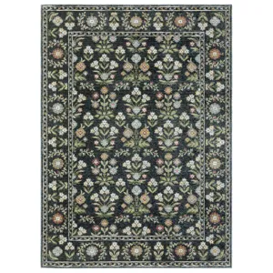 Andorra Blue Floral Rug