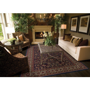 Ariana Blue Oriental Rug 8' 8' Square