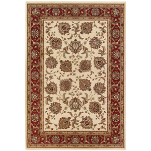 Ariana Ivory Oriental Rug 8' 8' Square