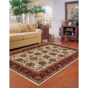 Ariana Ivory Oriental Rug 8' 8' Square