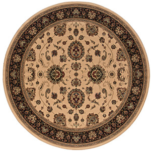 Ariana Ivory Oriental Rug 8' 8' Square
