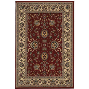 Ariana Red Oriental Rug 8' 8' Square