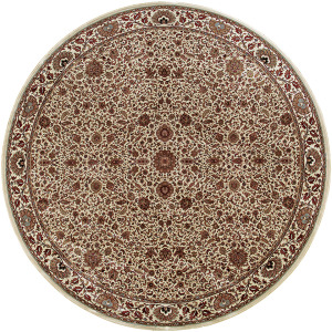 Ariana Ivory Oriental Rug 8' 8' Square