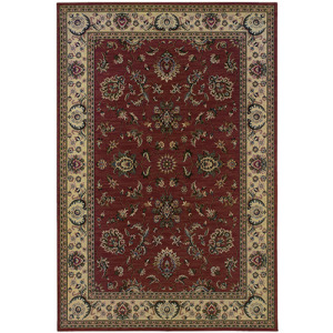 Ariana Red Oriental Rug 8' 8' Square