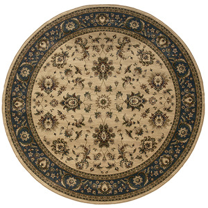 Ariana Ivory Oriental Rug 8' 8' Square