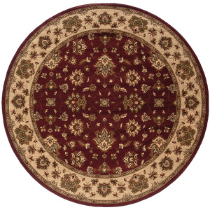 Ariana Red Floral Rug 8' 8' Square