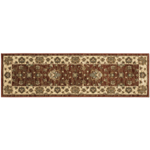 Ariana Red Floral Rug 8' 8' Square