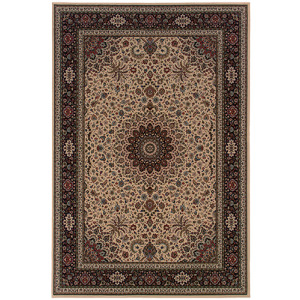 Ariana Ivory Oriental Rug 8' 8' Square