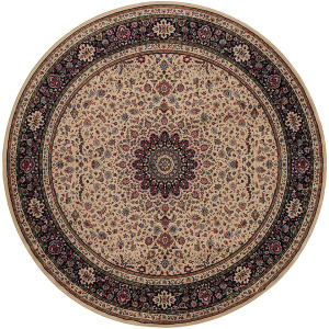 Ariana Ivory Oriental Rug 8' 8' Square