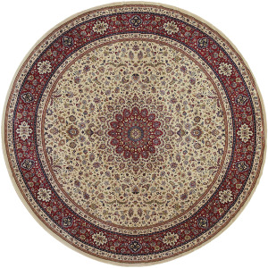 Ariana Ivory Oriental Rug 8' 8' Square