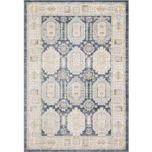 Cavett Blue Medallion Rug