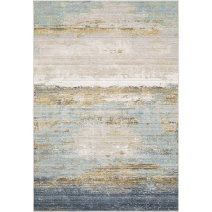 Cavett Blue Distressed Rug