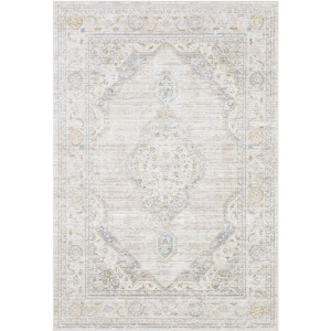 Cavett Beige Medallion Rug