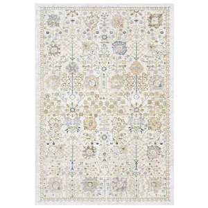 Cavett Blue Floral Rug