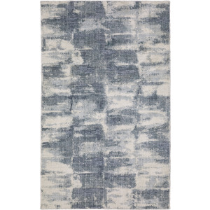 Clarke Blue Abstract Rug