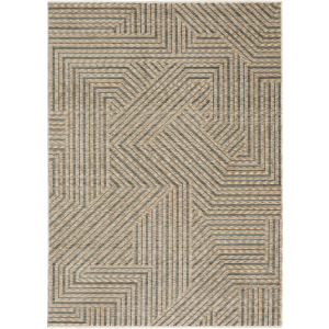 Echo Beige Stripe Rug