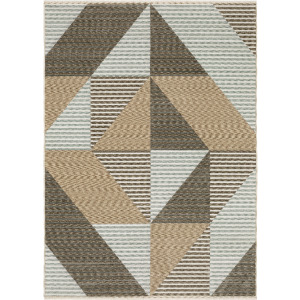 Echo Beige Stripe Rug