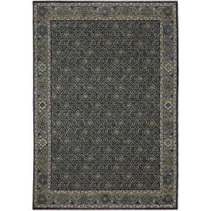 Eliana Blue Geometric Rug