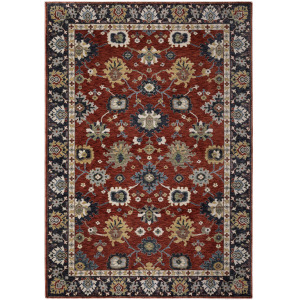 Eliana Red Floral Rug