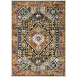 Gemma Rust Medallion Rug