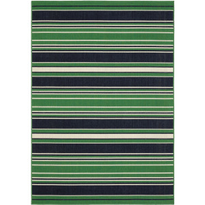 Havana Green Stripe Rug