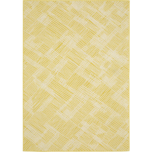 Havana Yellow Abstract Rug