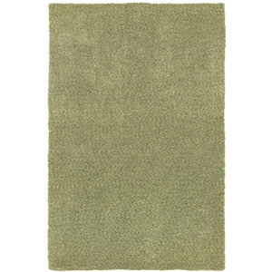 Heavenly Green Shag Rug