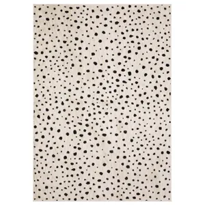 Hunter Beige Circles Rug
