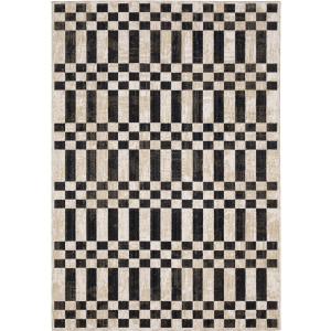 Hunter Beige Geometric Rug