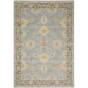 Keaton Blue Floral Rug