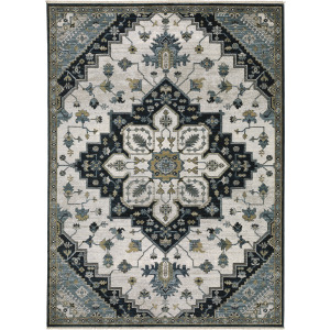 Keira Blue Medallion Rug