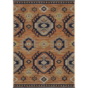 Legacy Rust Medallion Rug