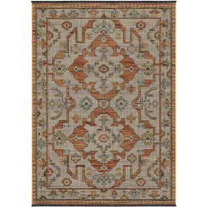 Legacy Rust Medallion Rug