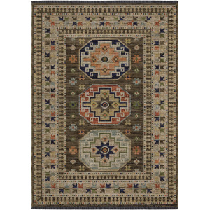 Legacy Brown Medallion Rug