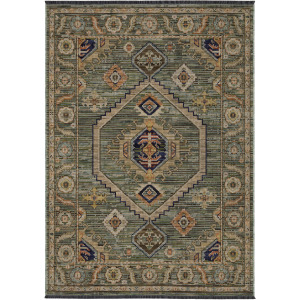 Legacy Green Medallion Rug