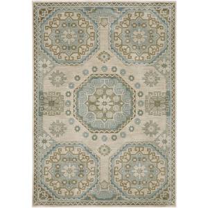 Maeve Beige Medallion Rug