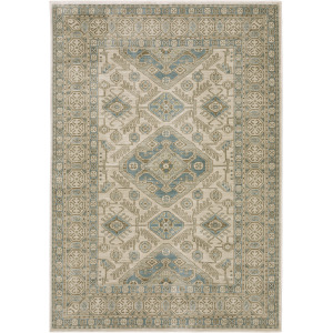 Maeve Beige Border Rug