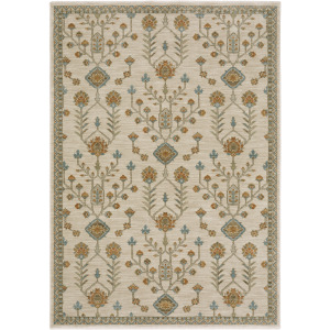 Maeve Beige Floral Rug